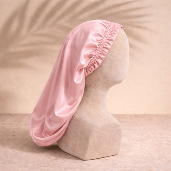 Bonnet de nuit en soie de mûrier – Modèle long