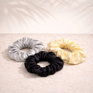 Trio de chouchou en 100% soie